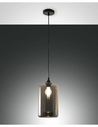 Fabas 3491-40-126 Silo Pendant Lamp Fumé