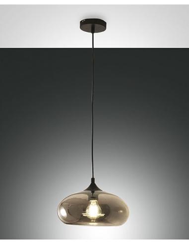 Fabas 3489-40-126 Ela Pendant Lamp Fumé