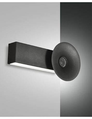 Fabas 3467-21-101 Aretha Wall Lamp Speaker Black