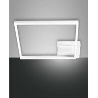 Fabas 3394-62-102 Bard 4000 K Lampada da Soffitto Quadrato Grande Bianco