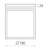 ACB Iluminacion P343630B Roku Ceiling Lamp