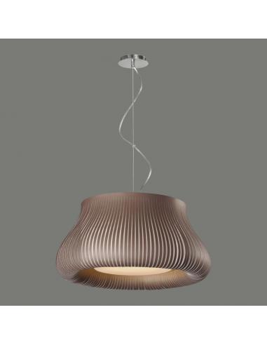 ACB Iluminacion C34561MA Nanok Lampada a Sospensione Ø60cm Marrone