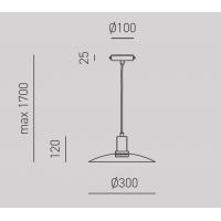 GEA Luce CORA S A Pendant Lamp Amber