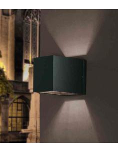 Exclusive Light 7054/DG Qubo Wall Lamp For Outdoor Dark Grey
