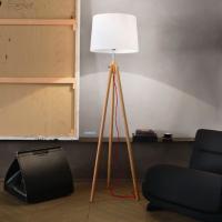 Ideal Lux 089805 York PT1 Lampada da Terra In Legno