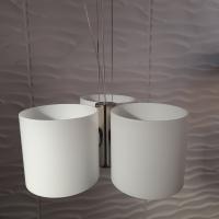 Metal Lux 143133.69 Brick Lampada a Sospensione 3 Luci Bianco G9
