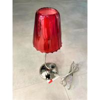 Metal Lux 231.121.04 ARIA Table Lamp Abat-Jour Red Glass