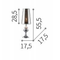 Ideal Lux 032467 Alfiere Table Lamp Small