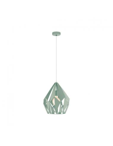 EGLO 49026 Carlton-P Suspension Lamp Ø31 Pastel light green