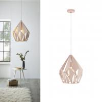 EGLO 49024 Carlton-P Suspension Lamp Ø31 Pastel Apricot Pink