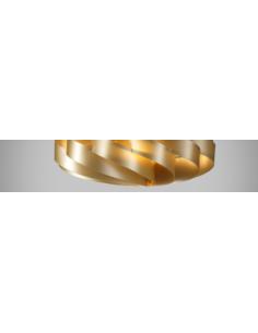 Linea Zero FLAT/P/70 NGOLD Flat Gold Ceiling Lamp 70cm gold 2