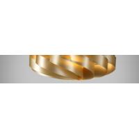 Linea Zero FLAT/P/70 NGLD Flat Lampada da soffitto 70cm oro