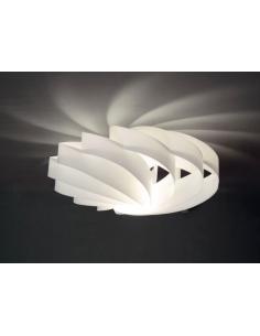 Linea Zero FLAT/P/70 NGOLD Flat Gold Ceiling Lamp 70cm gold