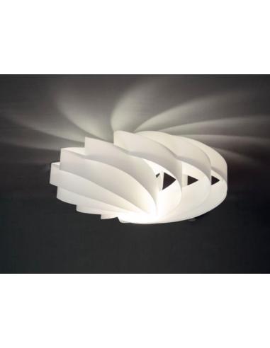 Linea Zero FLAT/P/70 NGLD Flat Lampada da soffitto 70cm oro