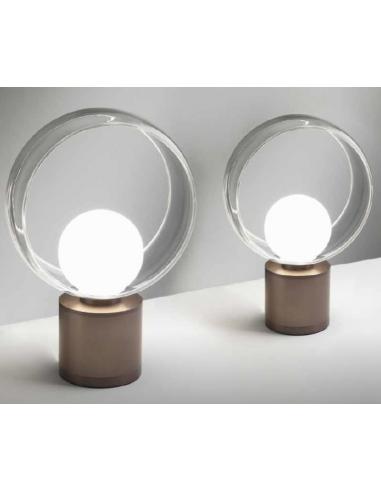 Vivida International 0082.40.BRL Cosmit Lampada da tavolo Marrone