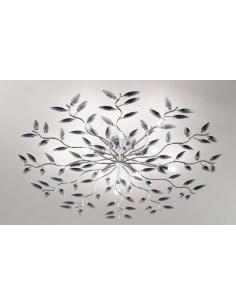 AFFRALUX 2089 CF Crystallivs Ceiling Lamp Chrome Smoked Glass 10L