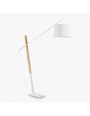 Ideal Lux 207582 Eminent Lampada da terra bianca