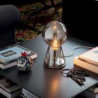 Ideal Lux 116570 Birillo TL1 Table Lamp Small Fumé