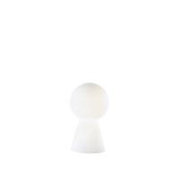 Ideal Lux 000268 Birillo TL1 Table Lamp Small White