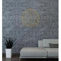 Illuminati MD18001068-1 BSS Lucciola Lampada a sospensione Sfera Oro