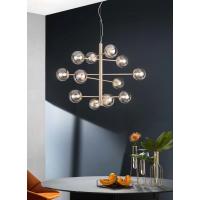 Ondaluce Eliseo Black 12L Suspension lamp