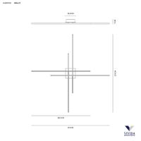 Vivida International 0046.21.NE Hashtag Black wall lamp