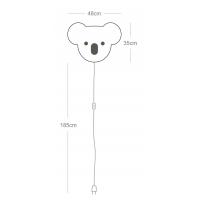 BUOKIDS SFLAKO05 Wall lamp / lampshade Koala Mustard