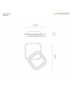 VIVIDA INTERNATIONAL LMS12.20.BN FRAME 32 Ceiling lamp with integrated LED 2