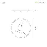 VIVIDA INTERNATIONAL LMS8.21.BI STAR 40W LED ceiling lamp