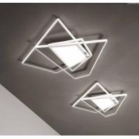 ONDALUCE PL.GALAXY / MD-SILVER CEILING LAMP IN METAL SILVER LED 67W