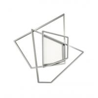 ONDALUCE PL.GALAXY / MD-SILVER CEILING LAMP IN METAL SILVER LED 67W