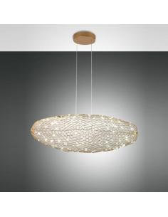 Fabas SUMTER 3693-40-225 Lampada a sospensione led integrato oro opaco