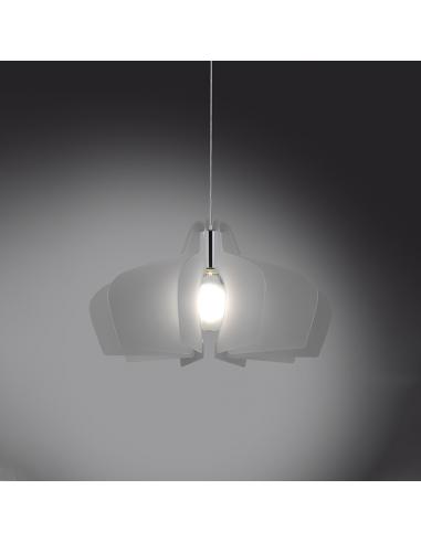 Linea Zero Bellatrix BE/S60/TR Lampadario a sospensione 1 x E27 trasparente