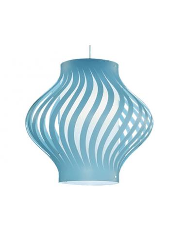 Linea Zero Helios Suspension lamp in Polilux 1xE27 Pastel blue
