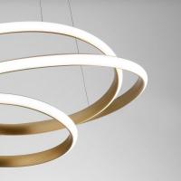 Gea Luce DIVA DIVAS/G/O Suspension lamp with integrated LED brushed gold