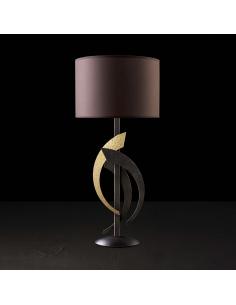 Marchetti Ultraluce - Firenze 052.060.03.94 Table lamp Ø 30 cm 1xE27 Color Satin gold and bronze