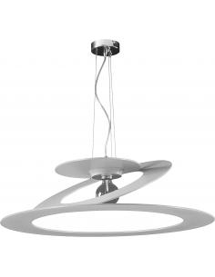 Padana Lampadari - PLANET-ARIUM 1057/SM-BI suspension Lamp Ø 70 cm 1xE27 White