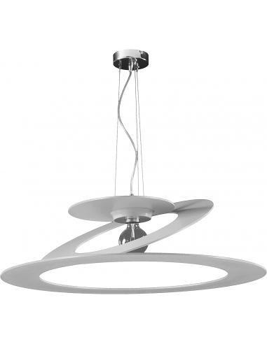 Padana Lampadari 1057/SM-BI PLANET-ARIUM Suspension lamp Ø 70 cm white