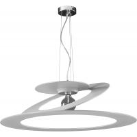 Padana Lampadari 1057/SM-BI PLANET-ARIUM Suspension lamp Ø 70 cm white