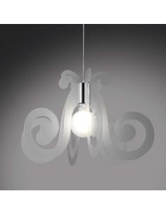 Linea Zero MI/S64/SA Mizar Lampadario a sospensione in plexiglas satinato