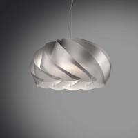 Linea Zero H-GL/S/55-SVR Half Globe Suspension lamp polilux silver