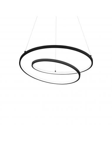 Ideal Lux 269436 Oz Lampadario a sospensione Led Ø60 cm nero