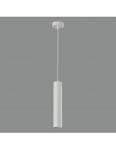 ACB Iluminacion C37640B Zoom Lampadario a sospensione tubo Led GU10 Bianco