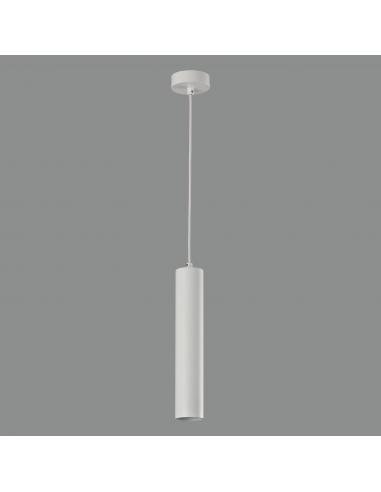 ACB Iluminacion C37640B Zoom Lampadario a sospensione tubo Led GU10 Bianco