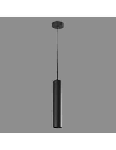 ACB Iluminacion C37640N Zoom Lampadario a sospensione tubo Led GU10 Nero