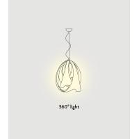 Slamp - Goccia GOC76SOS0000WM Lampada a sospensione 1 luce E27 Tetra