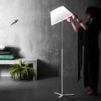 Gea Luce - Tara TARAPTB Lampada da terra 1 x E27 finitura in bianco