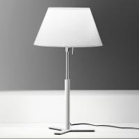 Gea Luce - Tara TARALB Lampada da tavolo 1 x E27 finitura bianco + cromo
