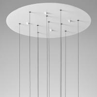 Gea Luce - Sfera SFERAS10G Lampada a sospensione 10 x G9 sfere vetro opale
