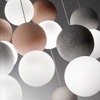 Gea Luce - Sfera SFERAS10G Suspension lamp 10 x G9 opal glass spheres